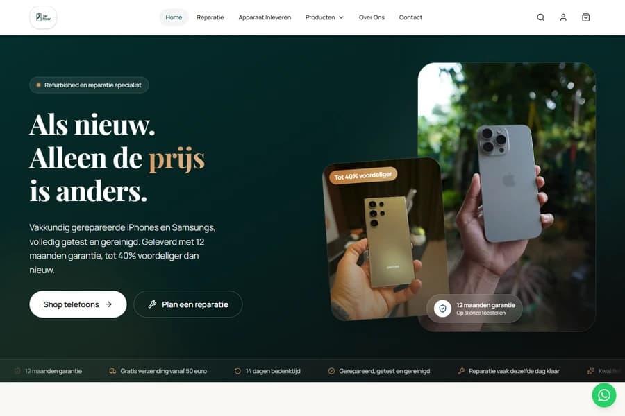 TelFixer website